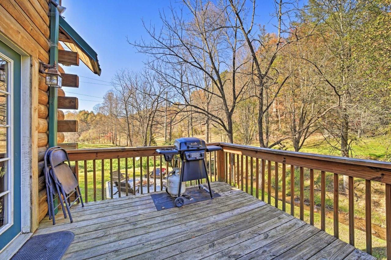 Creekside Bryson City Cabin With Private Hot Tub Villa Exterior photo